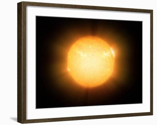 The Sun, X-ray Image-Detlev Van Ravenswaay-Framed Photographic Print