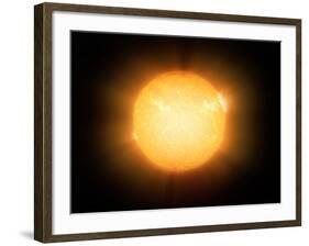 The Sun, X-ray Image-Detlev Van Ravenswaay-Framed Photographic Print