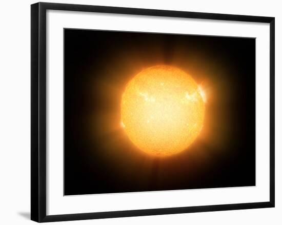 The Sun, X-ray Image-Detlev Van Ravenswaay-Framed Photographic Print