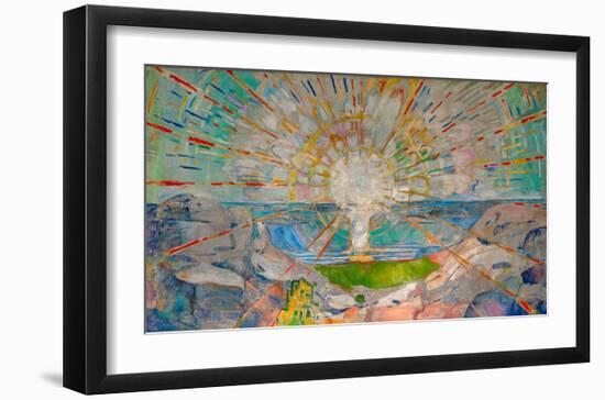 The Sun-Edvard Munch-Framed Giclee Print