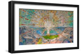 The Sun-Edvard Munch-Framed Giclee Print