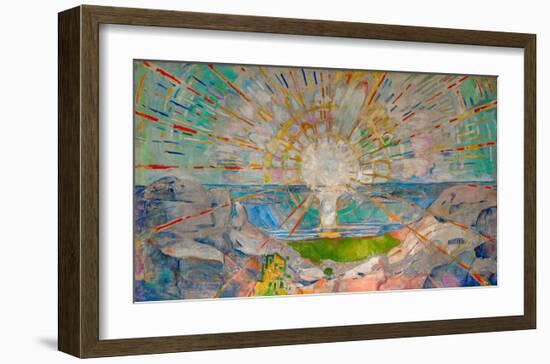 The Sun-Edvard Munch-Framed Giclee Print