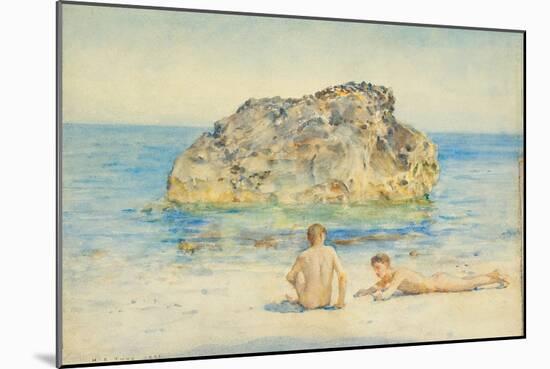 The Sunbathers, 1921-Henry Scott Tuke-Mounted Giclee Print