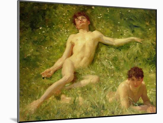 The Sunbathers-Henry Scott Tuke-Mounted Giclee Print