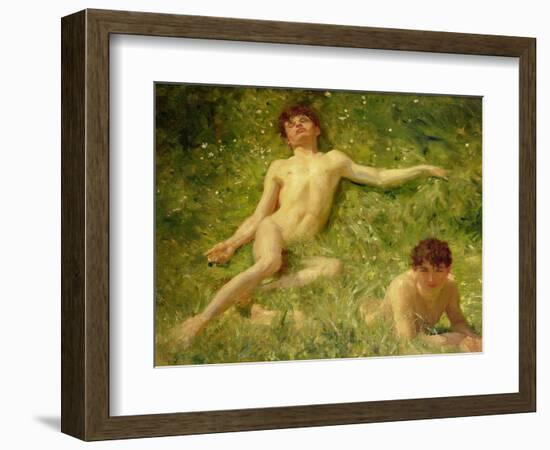 The Sunbathers-Henry Scott Tuke-Framed Giclee Print