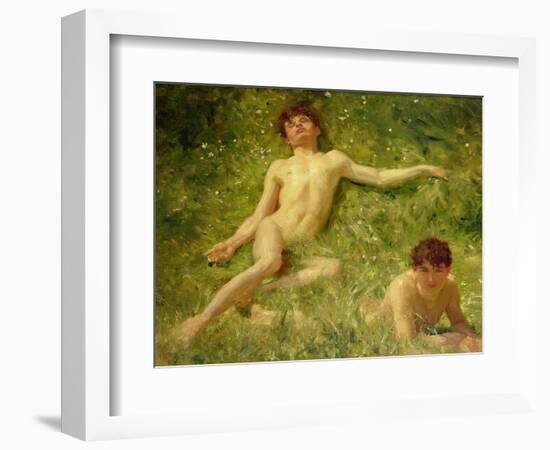 The Sunbathers-Henry Scott Tuke-Framed Giclee Print