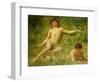 The Sunbathers-Henry Scott Tuke-Framed Giclee Print