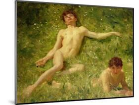 The Sunbathers-Henry Scott Tuke-Mounted Giclee Print