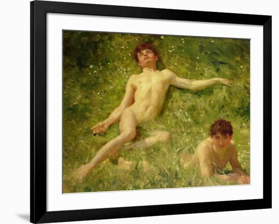 The Sunbathers-Henry Scott Tuke-Framed Giclee Print