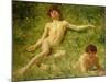 The Sunbathers-Henry Scott Tuke-Mounted Giclee Print