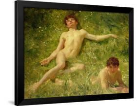 The Sunbathers-Henry Scott Tuke-Framed Giclee Print