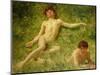 The Sunbathers-Henry Scott Tuke-Mounted Premium Giclee Print