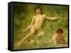 The Sunbathers-Henry Scott Tuke-Framed Stretched Canvas