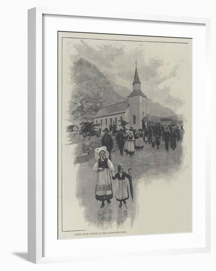 The Sunbeam in Norway-null-Framed Giclee Print