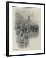 The Sunbeam in Norway-null-Framed Giclee Print