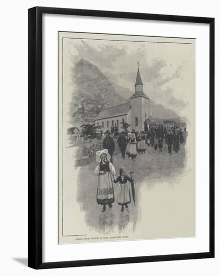 The Sunbeam in Norway-null-Framed Giclee Print