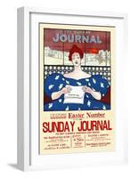 The Sunday Journal, Easter Number-Ernest Haskell-Framed Art Print