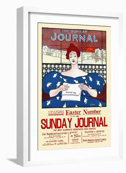 The Sunday Journal, Easter Number-Ernest Haskell-Framed Art Print