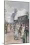 The Sunday Train, 1885-Cesare-Auguste Detti-Mounted Giclee Print