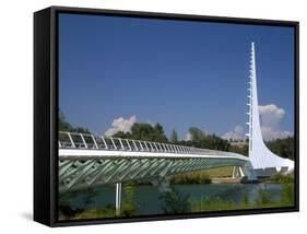 The Sundial Bridge at Turtle Bay, Redding, California, USA-David R. Frazier-Framed Stretched Canvas