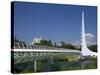 The Sundial Bridge at Turtle Bay, Redding, California, USA-David R. Frazier-Stretched Canvas