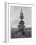 The Sundial, Glamis Castle, 1924-1926-Valentine & Sons-Framed Giclee Print