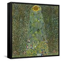 The Sunflower, 1905-Gustav Klimt-Framed Stretched Canvas