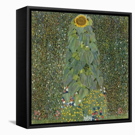 The Sunflower, 1905-Gustav Klimt-Framed Stretched Canvas