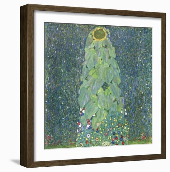 The Sunflower, c. 1906-1907-Gustav Klimt-Framed Art Print