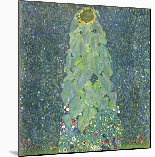 The Sunflower, c. 1906-1907-Gustav Klimt-Mounted Art Print