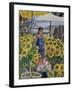 The Sunflower Seller-Rosemary Lowndes-Framed Giclee Print