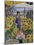 The Sunflower Seller-Rosemary Lowndes-Mounted Giclee Print