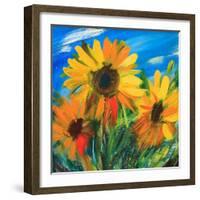 The Sunflowers-balaikin2009-Framed Art Print