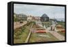 The Sunk Gardens, Clacton-On-Sea-Alfred Robert Quinton-Framed Stretched Canvas