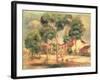 The Sunny Road, C.1895-Pierre-Auguste Renoir-Framed Giclee Print