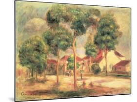 The Sunny Road, C.1895-Pierre-Auguste Renoir-Mounted Giclee Print