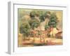 The Sunny Road, C.1895-Pierre-Auguste Renoir-Framed Giclee Print