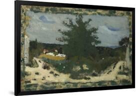 The Sunny Road, Laville Pond; La Route Ensoleillee, L'Etang Laville-Edouard Vuillard-Framed Giclee Print