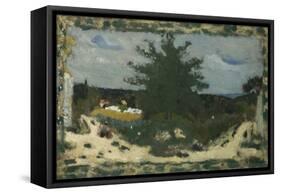 The Sunny Road, Laville Pond; La Route Ensoleillee, L'Etang Laville-Edouard Vuillard-Framed Stretched Canvas