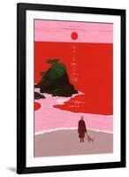 The sunset coast-Hiroyuki Izutsu-Framed Giclee Print