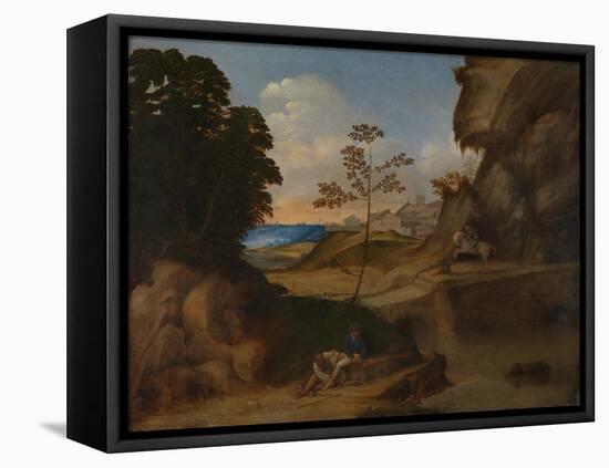 The Sunset (Il Tramont), 1506-1510-Giorgione-Framed Stretched Canvas