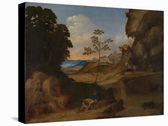 The Sunset (Il Tramont), 1506-1510-Giorgione-Stretched Canvas