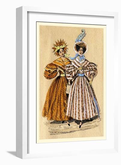 The Sunshine Dresses-null-Framed Art Print