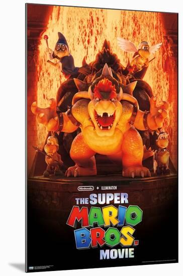 The Super Mario Bros. Movie - Bowser's World Key Art-Trends International-Mounted Poster