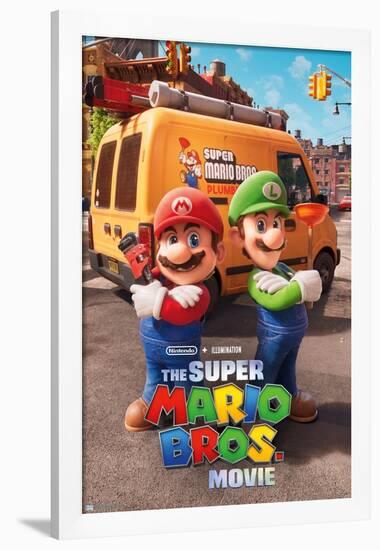 The Super Mario Bros. Movie - Brooklyn Key Art-Trends International-Framed Poster