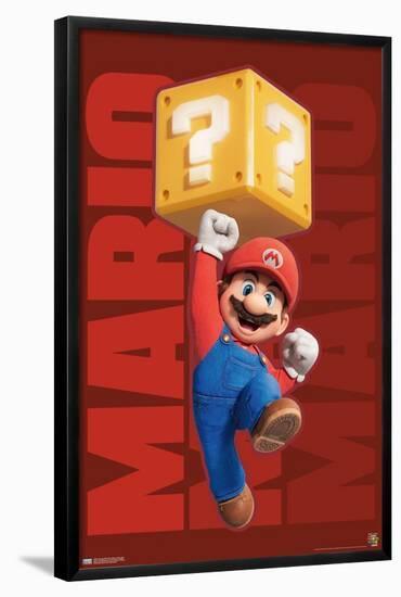 The Super Mario Bros. Movie - Mario Jump-Trends International-Framed Poster