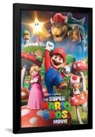 The Super Mario Bros. Movie - Mushroom Kingdom Key Art-Trends International-Framed Poster