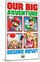 The Super Mario Bros. Movie - Our Big Adventure-Trends International-Mounted Poster