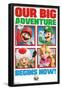 The Super Mario Bros. Movie - Our Big Adventure-Trends International-Framed Poster