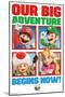 The Super Mario Bros. Movie - Our Big Adventure-Trends International-Mounted Poster